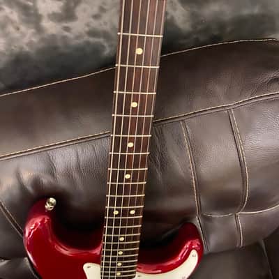 1998 Fender Stratocaster - Candy Apple Mist Red image 8