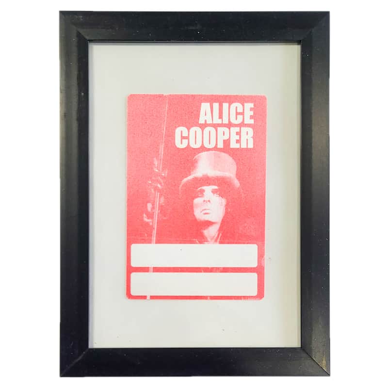 Alice Cooper Backstage Pass image 1