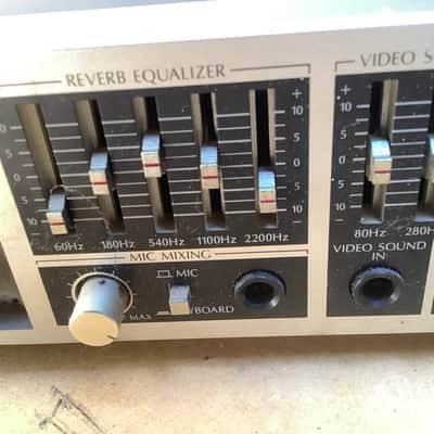 SANSUI RG-710 STEREO REVERB GRAPHIC EQUALIZER RARE VINTAGE image 4