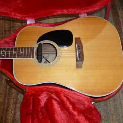 Vintage Maya F7475S Japanese acoustic guitar with FISHMAN humbucking pickup image 2