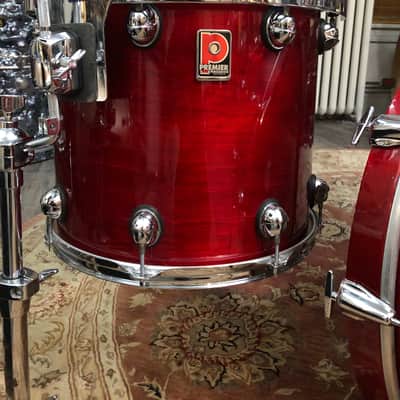 90's Premier Genista Drum Set 10/12/16/22 -Birch image 3