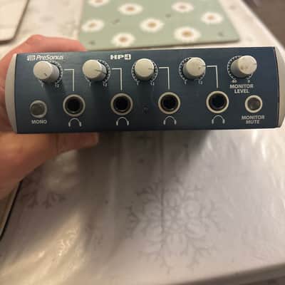 PreSonus HP4 4-Channel Headphone Amplifier 2010s - Blue image 1