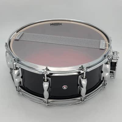 Used Yamaha Recording Custom Snare Drum 14x5.5 Solid Black - Very Good image 4