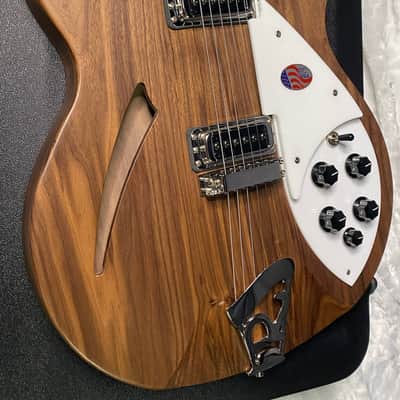 NEW! Rickenbacker 330W Walnut - Semi Hollow Electric Guitar - Authorized Dealer - 7.1 lbs - G07464 image 8