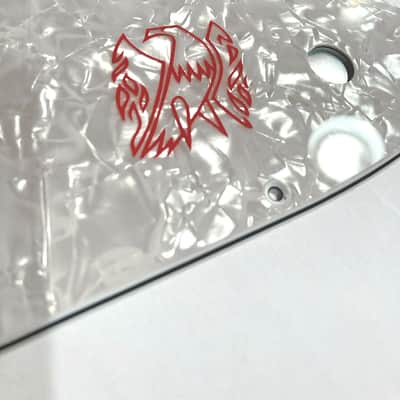 White Pearl 4 Ply Pickguard for Epiphone Firebird w/ Decal Made In USA by WD image 6