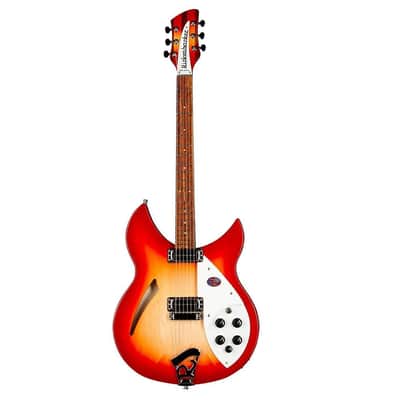 Rickenbacker 330 Thinline Semi-Hollow Electric Guitar - Fireglo image 4