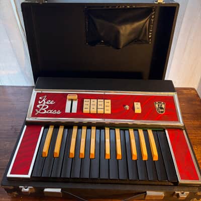 Rheem Kee Bass Combo Organ/Bass Synth 1960s - Red/Black image 3