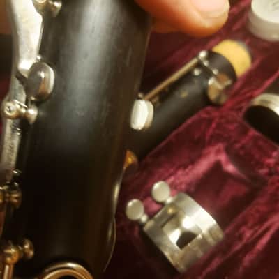 Crazy Cheap Buffet Crampon R13 Silver Bb Clarinet--New Valentino Upper, Black Leather Lower! image 13