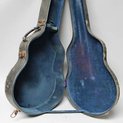 1950's Gretsch Archtop Case Black/Blue image 3