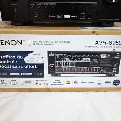 Denon AVR-S950H Receiver, 7.2 Channel (185W X 7) - 4K Ultra HD Home Theater w/ Box & Accessories image 5