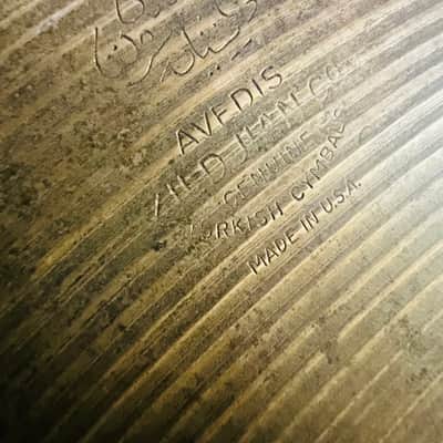 Zildjian Vintage A 1960's - 1952gs (Modified) EXCELLENT SOUND!! image 6