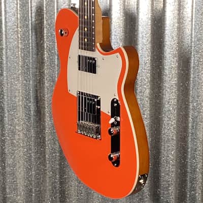 Reverend Charger Cleancut Feisty Red Railhammer Guitar #69916 image 6