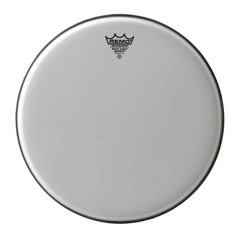 Remo Emperor White Suede Drum Head 10" image 1