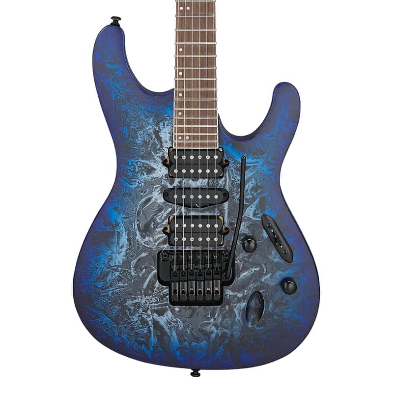 Used Ibanez S770CZM S Standard Electric Guitar - Cosmic Blue Frozen Matte image 1