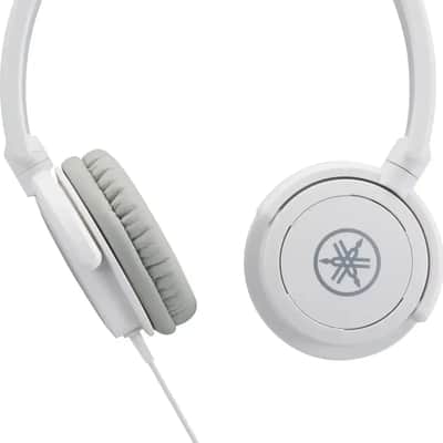 Yamaha HPH-100 Dynamic Closed-Back Headphones, White image 2