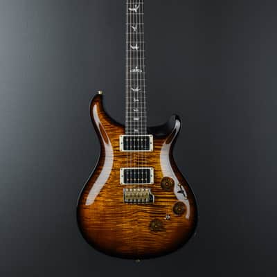 Paul Reed Smith Custom 24 Piezo 10 Top - Black Gold Wraparound Burst image 3