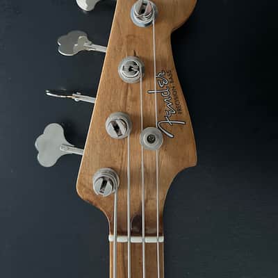 fender  precision bass 1982 AVRI - 2 tone burst original1957 neck image 5