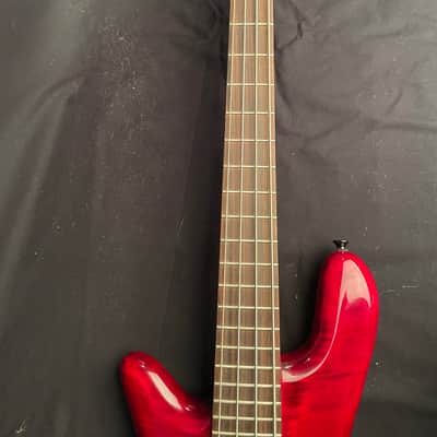 Spector Bantam 4 Left-Handed - like new - Black Cherry image 4