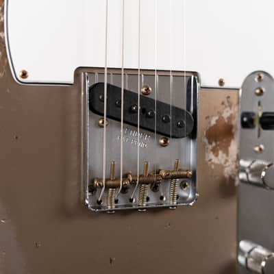 Fender Custom Shop 1961 Telecaster Heavy Relic - Roasted Body/Shoreline Gold image 6