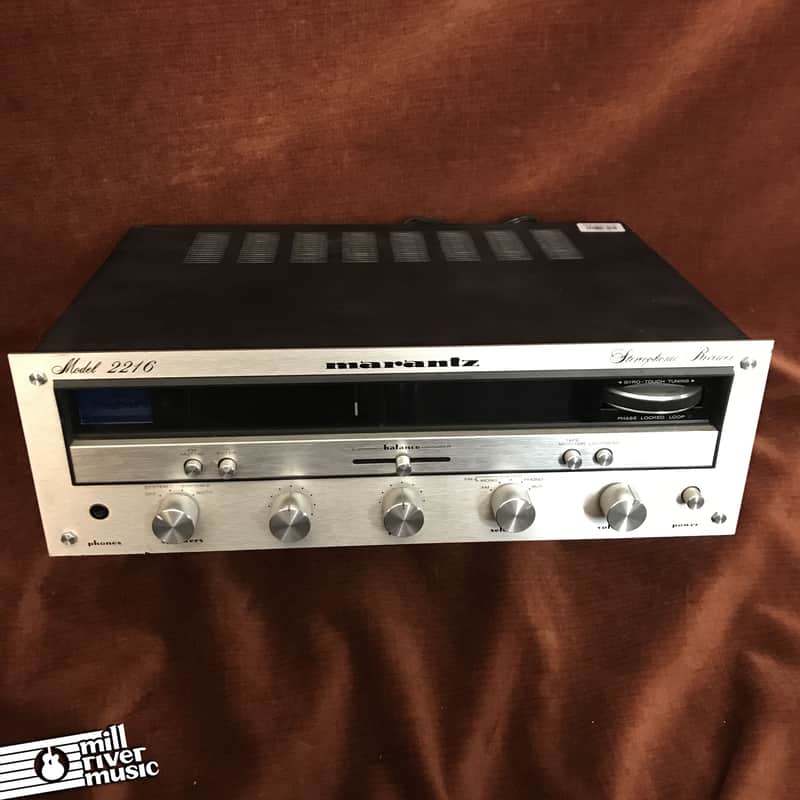 Marantz 2216 Vintage Stereophonic Receiver Silver c. 1970s image 1