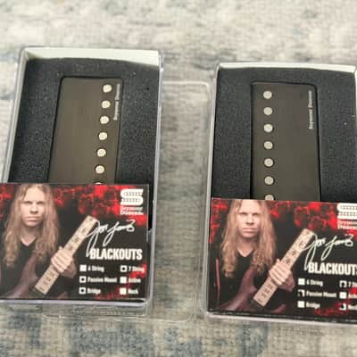 Seymour Duncan Jeff Loomis Signature Blackout Humbucker Set 2010s - Black image 1