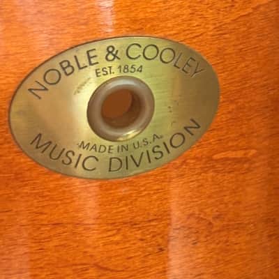 1985 Noble & Cooley 14x7 Solid Shell Maple Snare Drum #0158 Early Music Division image 9