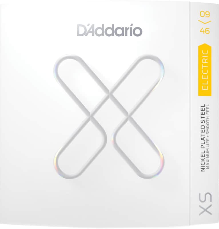 D'Addario XSE0946 XS Nickel Coated Electric Guitar Strings - Super Light Top / Regular Bottom (9-46) image 1