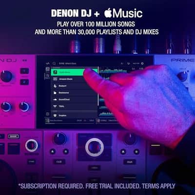 Denon DJ PRIME GO+ Portable DJ Controller and Mixer with Stem Separation 2 Deck image 4