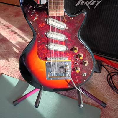 Framus Strato de Luxe 1964 Sunburst W/ Original Case Bone Nut Professional Refret image 2
