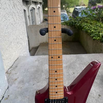 Aria II Delux Custom Explorer 1980s - Burgundy image 16