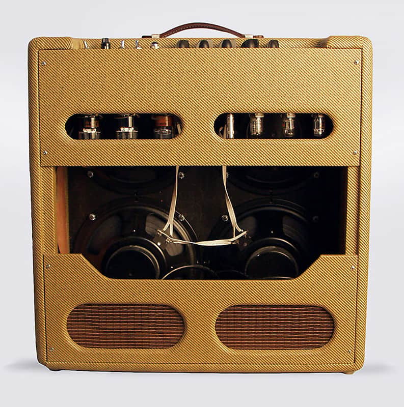 Fender Bassman 5E6 Narrow Panel 40-Watt 4x10" Guitar Combo 1955 image 2