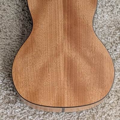 Luna Uke Dolphin Concert Spruce Top Ukulele with gig bag - Demo image 2