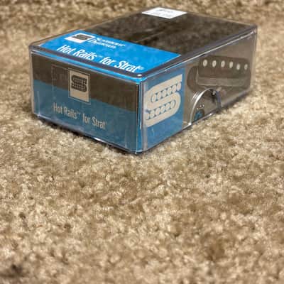 Seymour Duncan Hot Rails for Strat SHR-1b Single Coil Size Humbucker Black Bridge image 6