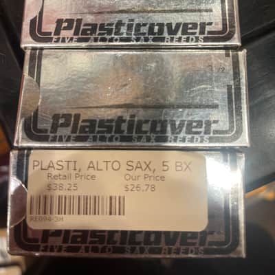 Rico Plasticover #3.5 Alto Sax reeds - Plastic over wood image 1