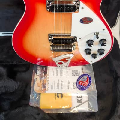 Rickenbacker 620 Fire Glo, Stereo, Gotoh Tuners, Rosewood FB, w/HSC 2026 image 3