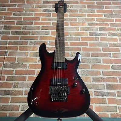 SCHECTER - DEMON 7 FR FR CRIMSON RED BURST image 4