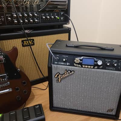 Fender G-DEC3 Thirty Guitar Digital Entertainment Center 30Watt 1x10" Guitar Practice Amp 2010 - 2012 - Black/Silver image 1