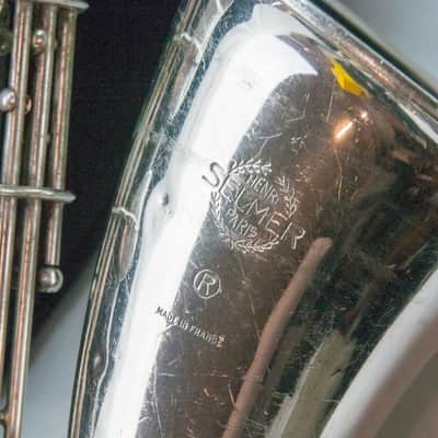 Selmer-Paris Selmer Paris Model 33 Professional Wood Bass Clarinet, Beautiful Silver, Low Eb image 2