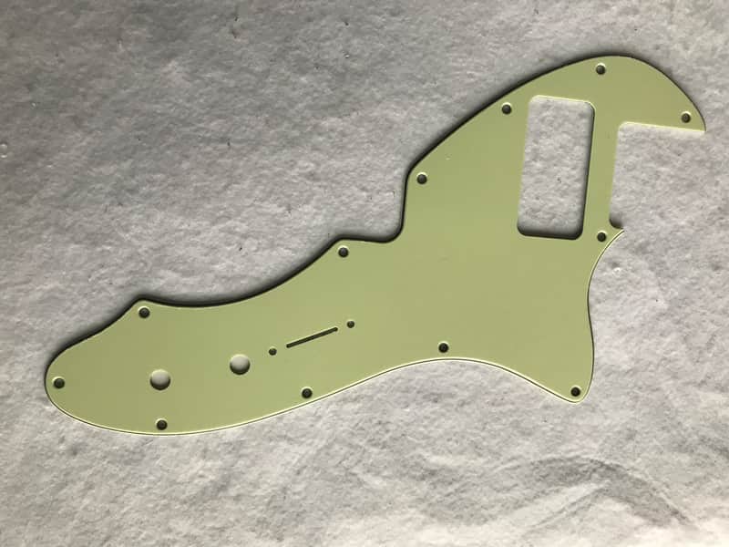 For Fender US Telecaster Thinline/Tele 69 TV Jones Guitar Pickguard,3 Ply Vintage Green image 1