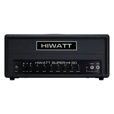 Hiwatt SUPERHI50H SUPER-HI 50 Head 50W 2-Channel Amp w/Extreme Gain image 2
