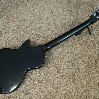 Video! 1986 Gibson Melody Maker Black - Ebony Fretboard - Gen 4 Chainsaw Case image 12