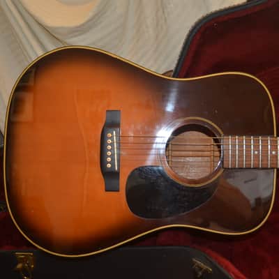 martin/sigma dm5s acoustic guitar sunburst image 7