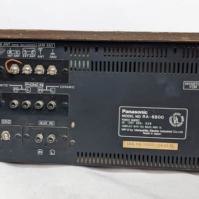 Vintage Panasonic RA-6800 AM/FM Receiver / 8-Track Stereo Recorder image 12