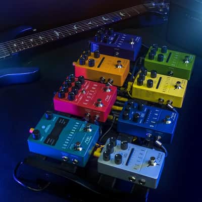 FLAMMA FS22 Stereo Delay & Reverb Combo Effects Pedal Ambient Guitar Pedal with 3 Pairs Combo Effects Reverse Delay Shimmer Reverb Tap Tempo Freeze Trail On Function image 6