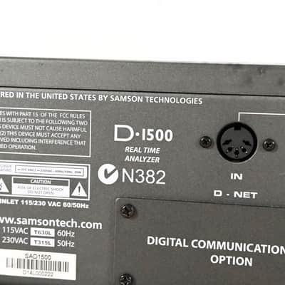 Samson D-1500 Digital Real-Time Analyzer CG01K8P image 11