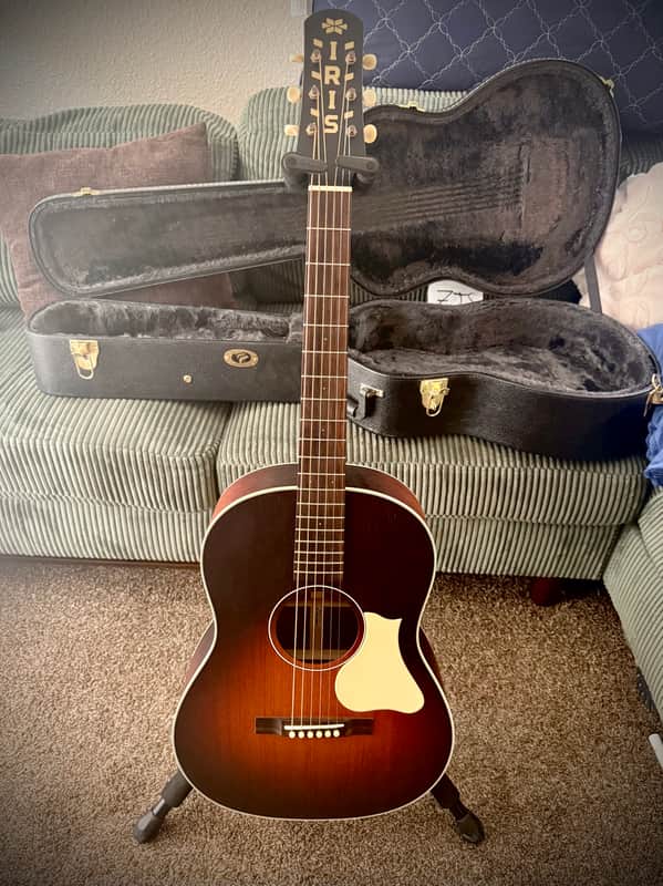 IRIS 12-Fret OG All Mahogany Burst image 1