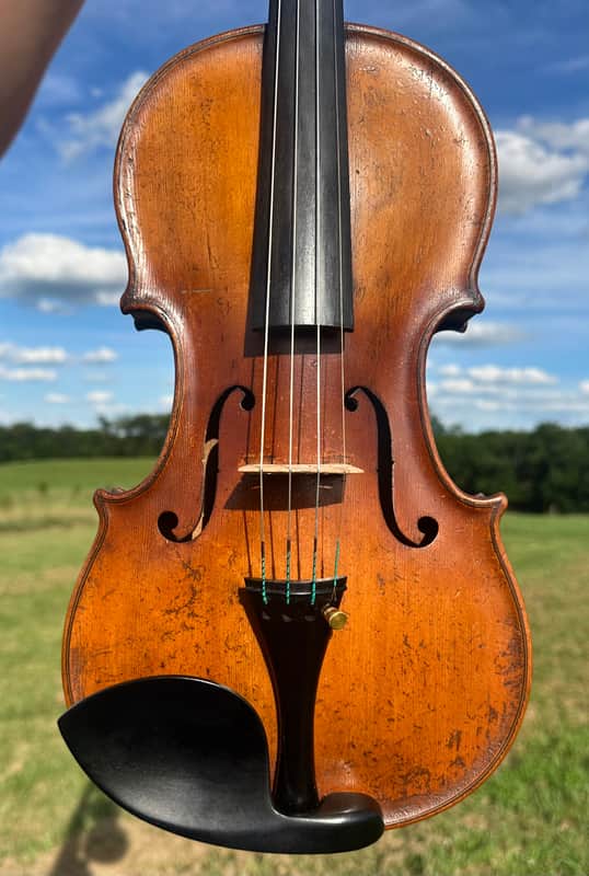 Fine 1860ca French Caussin Violin Cappa in Saluzzio model | Reverb