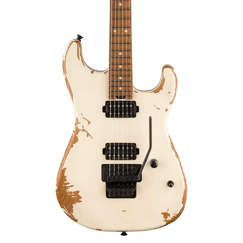 Charvel Pro-Mod Relic San Dimas Style 1 HH FR PF - Pau Ferro Fingerboard, Weathered White image 1