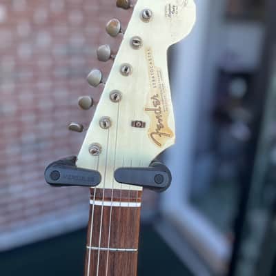 Fender Custom Stratocaster - Olympic white with matching headstock image 2