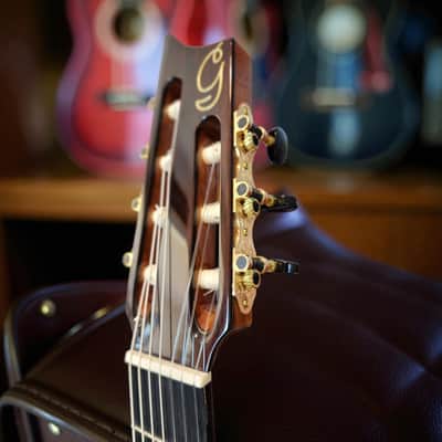 7-String Classical Nylon Guitar – Gayetana A77 | Full Scale 55mm Nut | Jazz / Latin / Extended Range - Spruce image 9